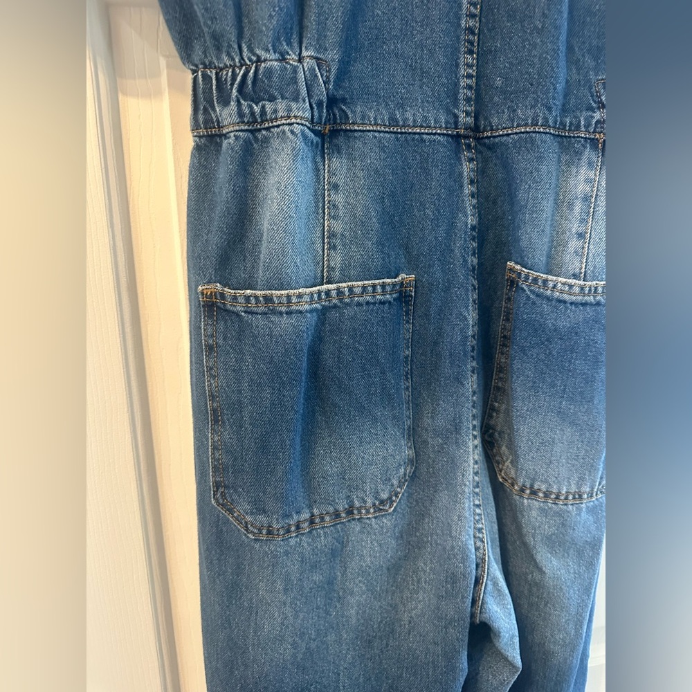 Free People Denim Blue Jumpsuit - Picture 13 of 13